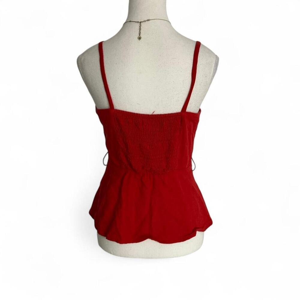 OYSHO Red Minimalist Going Out Casual Tank Perfect For Size Small Full Length - Picture 2 of 4